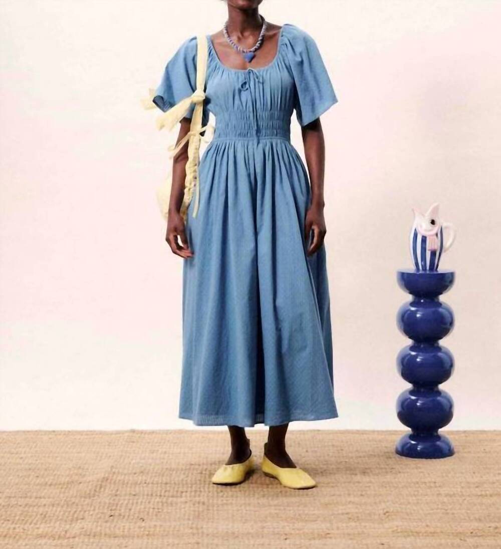 NEW FRNCH yemanja dress in blue